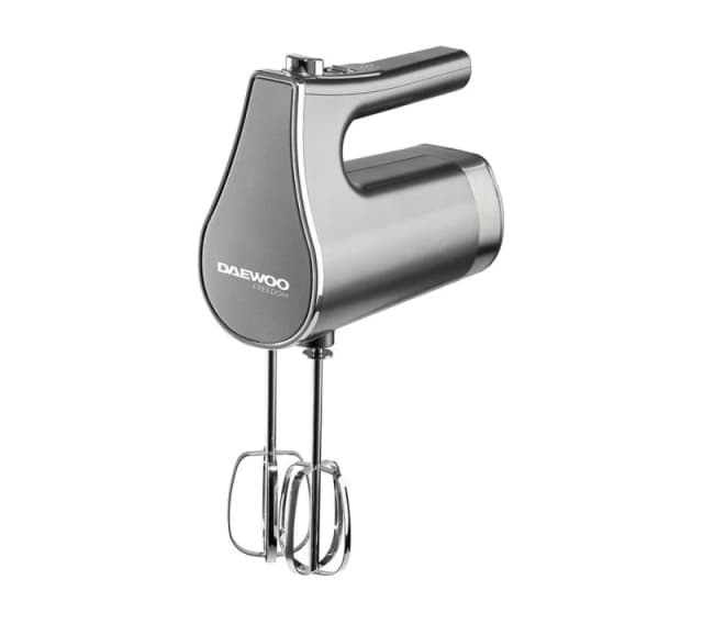 Daewoo 200W 'Freedom Collection' Cordless Pro USB Recharcheable Hand Mixer & Whisk 3 Speed Silver
