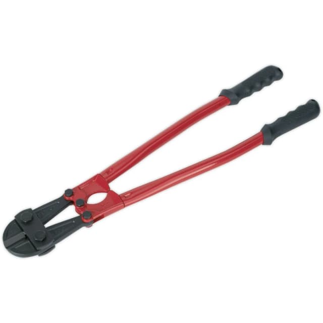 Loops 600mm Bolt Cropper - 10mm Jaw Capacity - Chromoly Steel Jaws - Rubber Grips Metallics