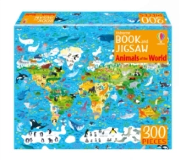 Usborne Book and Jigsaw Animals of the World Paperback / softback