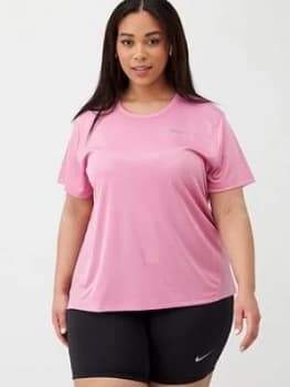 Nike Running Miler Tee (Curve) - Pink