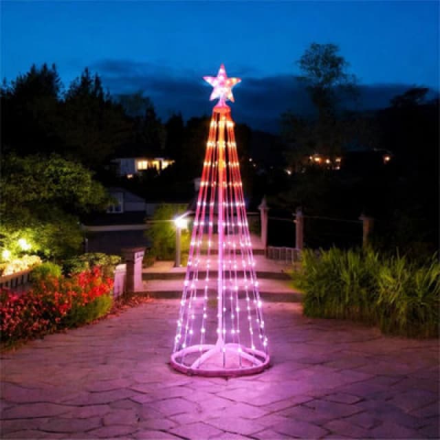Xmas Haus 1.5M RGB 202 LED Tree With Remote & App Control