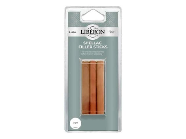 Liberon 126840 Shellac Filler Sticks Light 3 Pack Libsfsln