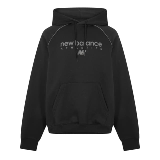 New Balance Mens Trackside Pull Over Hoodie Black male L