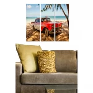 MDF548209855 Multicolor Decorative MDF Painting (3 Pieces)