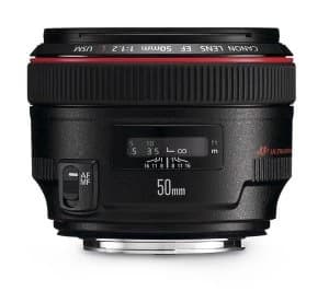 Canon EF 50 mm f/1.2 USM Standard Prime Lens