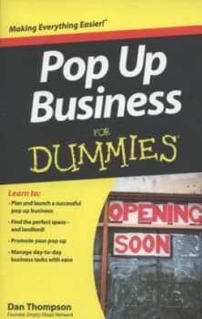 Pop up Business for Dummies by Dan Thompson Book