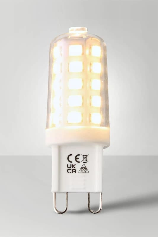 ValueLights 3W G9 Capsule Bulb In Warm White Clear