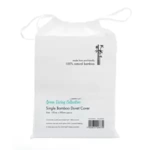 Home & Living Bamboo Duvet Cover (King) (White)