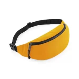 Bagbase Recycled Waist Bag (One Size) (Mustard Yellow)