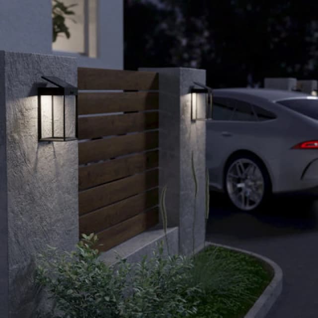 EGLO Solar-LED With Sensor Black