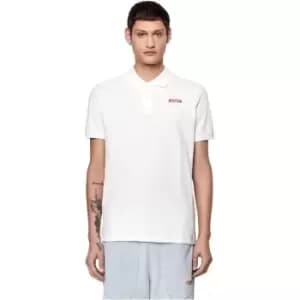 Diesel Arrow Logo Polo Shirt - White