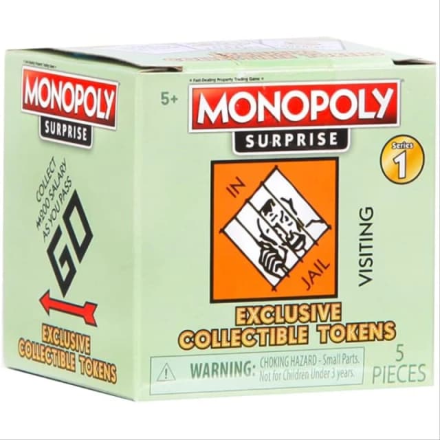 Monopoly Surprise Collectable Tokens Multi unisex