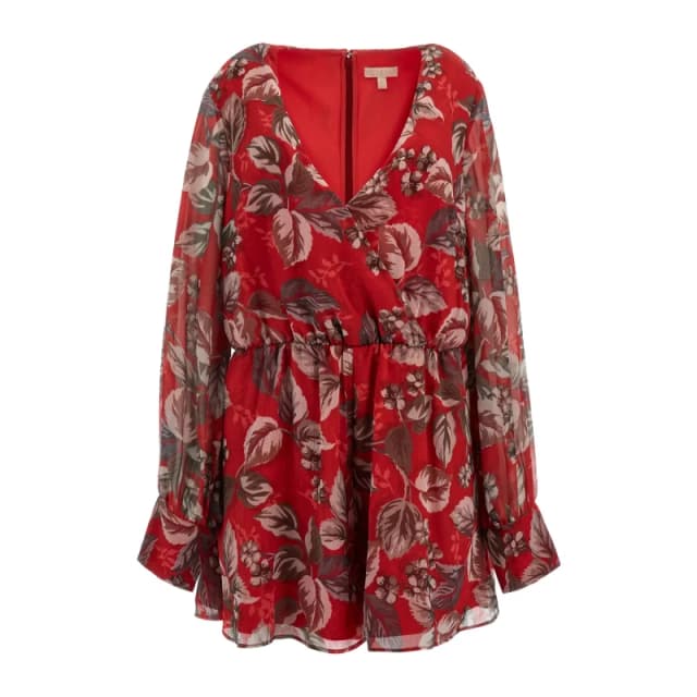 Guess Womens dress Guess Candis Romper Rouge Female S