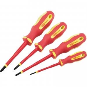 Draper Expert 4 Piece Ergo Plus VDE Insulated Screwdriver Set