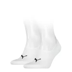 Puma 2 Pack HC Footie Sock - White