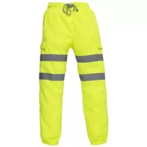 Yoko - Adults Unisex Hi Vis Jogging Pants (m) (Hi-Vis Yellow) - Hi-Vis Yellow