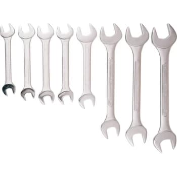 Metric Open Ended Spanner Set, 24 - 50MM, Set of 8 - Kennedy