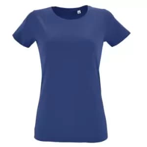 SOLS Womens/Ladies Regent Fit Short Sleeve T-Shirt (XL) (Royal)