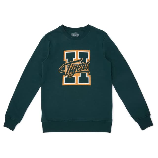 Stranger Things H Tigers Sweatshirt - Green - S