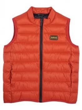 Barbour International Boys Reed Padded Gilet - Orange