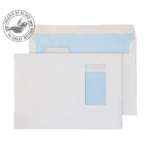 Purely Everyday Wallet Self Seal Portrait Wndw White 100gsm C5 Ref