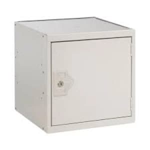 One Compartment Cube Locker D450mm Light Grey Door MC00098