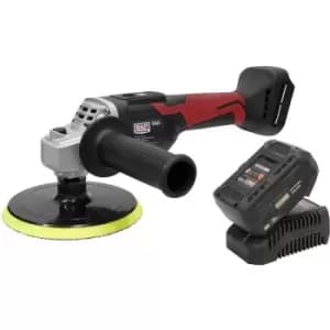 CP20VRPKIT 20V Cordless 150mm Rotary Polisher Kit with 4.0Ah Battery - Sealey