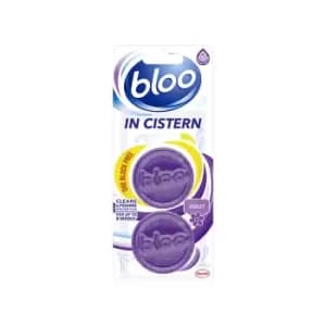 Bloo In Cistern Lavender Toilet Bocks 2 x 38g