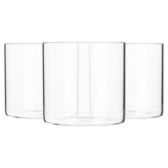 Argon Tableware Scandi Storage Jars 550ml Pack of 3 Clear