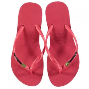 Havaianas Brazil Logo Flip Flops - Flamingo