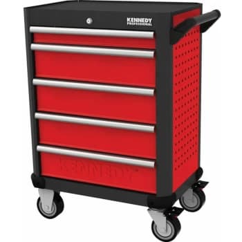 Kennedy-pro - RED-28' 5 Drawer Professional Roller Cabinet