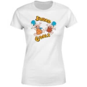 The Flintstones Squad Goals Womens T-Shirt - White - 3XL