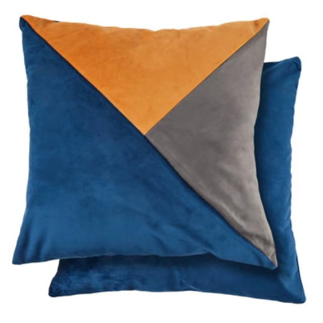 Picasso Cushion Cover In Blue Orange