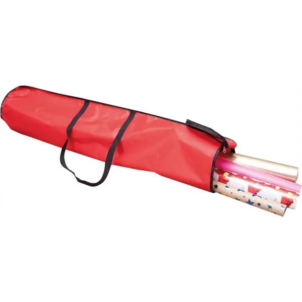 Christmas Wrapping Paper Storage Bag with Carry Handle and Zip Opening ELV-712826