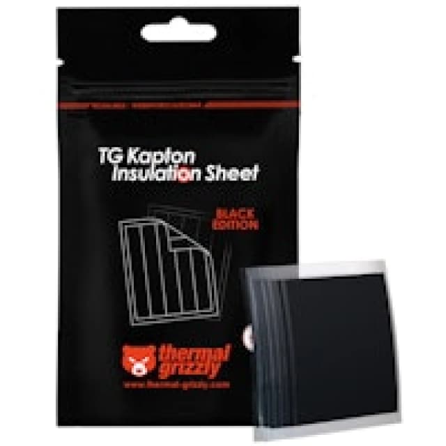 Thermal Griz zly Kapton Insulation Sheet 50 Pieces - Black Edition