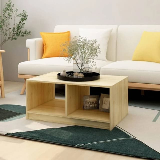 VIDAXL Coffee Table 75x50x33.5cm Solid Pinewood Vidaxl 8720286761922