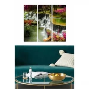 MDF224177839 Multicolor Decorative MDF Painting (3 Pieces)