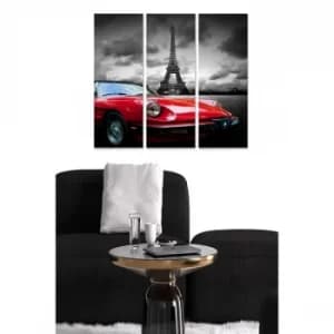 MDF7392609 Multicolor Decorative MDF Painting (3 Pieces)