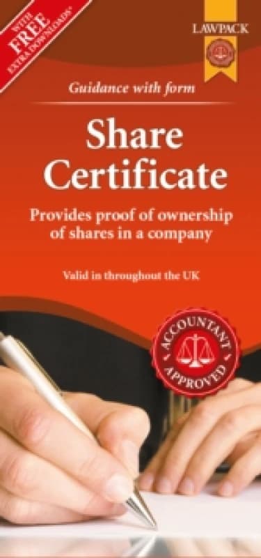 Share Certificate Paperback / softback