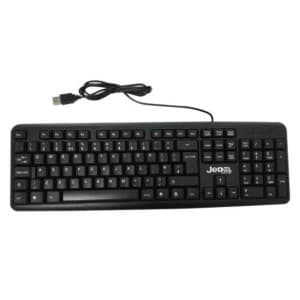 Jedel K11 Wired Keyboard USB Low Profile Spill Resistant Quiet Keys