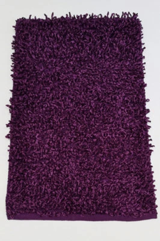 Rapport Home Oxford Shaggy Rug (55x85) in Aubergine Aubergine Unisex