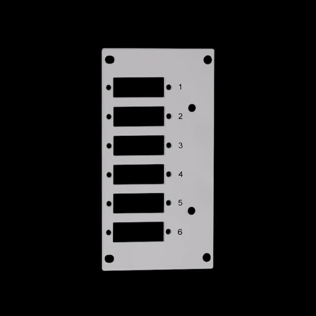 LogiLink Fiber optic front plate 6 SC-D / 6 LC-Q for splice distribut