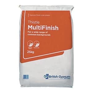 British Gypsum Thistle Multi Finish Plaster 25kg 06058