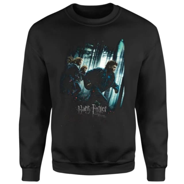 Harry Potter Deathly Hallows Part 1 Sweatshirt - Black - M