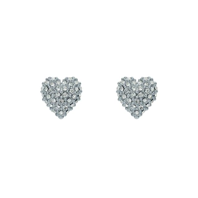 Ted Baker Adoraa Crystal Heart Stud Earrings - Silver Silver One Size