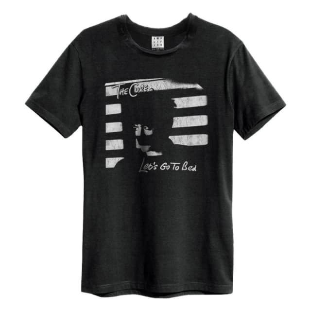 Amplified Amplified Men Let's Go To Bed The Cure T-Shirt in Black Size: X-Small Black XS Male 5063852061402