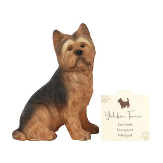 Something Different Something Different Resin Yorkshire Terrier Ornament in Brown Brown One Size Unisex 5063238448155