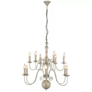Brugge Multi Arm Chandeliers Ivory