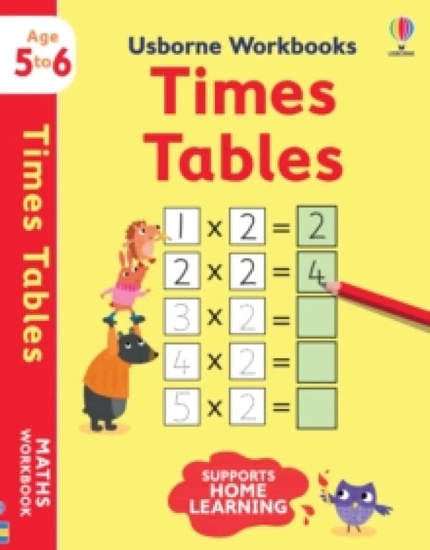 Usborne Workbooks Times tables 5-6 Paperback / softback