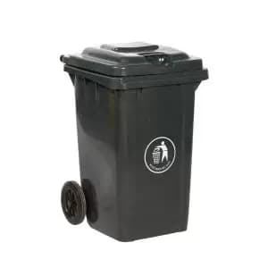 Wheelie Bin 80L 30 Recycled Polyethylene Dark Grey LWB80YDGrey